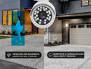 Kit Seguridad Gadnic 8 Cámaras HD IP DVR 8 Canales + Disco 1TB Visión Nocturna